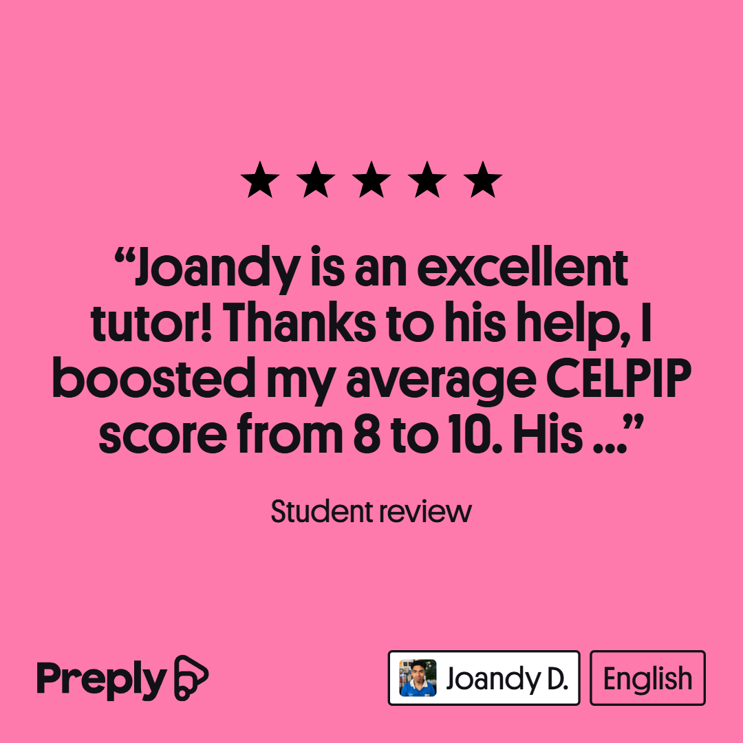 Preply review from María Fernanda